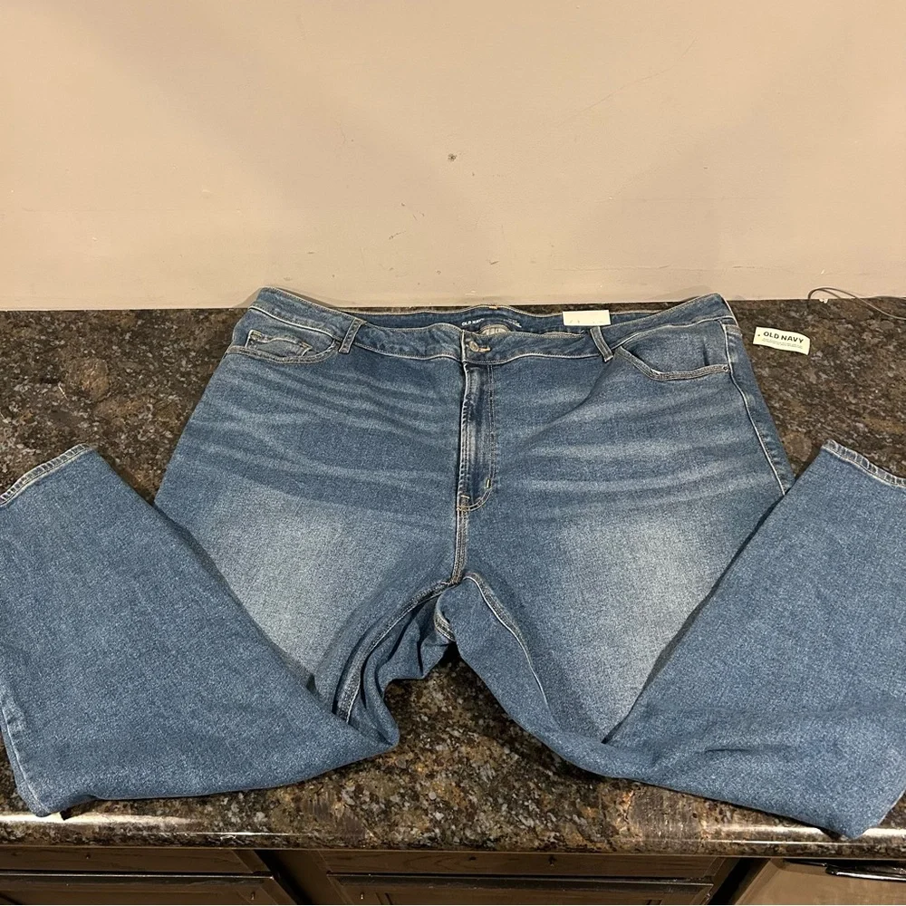 NWT Old Navy Rock Star Super Skinny Jean Womens Plus 28 NEW Distressed